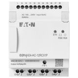 easyE4 control relay, basic unit (expandable, Ethernet), 100–240 VAC, 100–240 VDC (cULus: 100–110 VDC), digital inputs: 8, digital outputs: 4 relay, p
