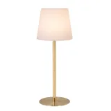 Lucide TYON - Table Lamp Indoor/Outdoor - Batteries - LED Dim. - IP65 - Matt Gold / Brass