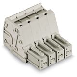 1-conductor female connector Push-in CAGE CLAMP® 10 mm² light gray