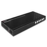 5 Port Seamless Presentation Switch HDBaseT Extender - Transmitter Extend and switch between HDMI®, DisplayPort and Type C inputs up to 70m via HDBaseT