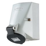 Mennekes Wall mounted recept., 32A4p7h500V, IP44 1857