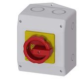 SENTRON, Switch disconnector 3LD, emergency switching-off switch, 3- pole, Iu: