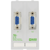 MODLINK MSDD DATA  INSERT 2xSUB-D9 female/soldering