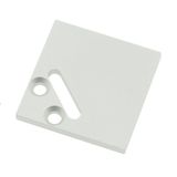 Profile end cap SPL square with longhole incl. screws