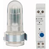 Analogue Light intensity switch, DIN rail 1 TE, 1 NO contact, external light sensor Surface-mounted, 2-2000 Lux