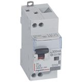 Monoblock differential circuit breaker DX³6000 10kA high inlet and low outlet U+N screw 230V~ - 25A - typeF 300mA