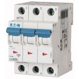 Miniature circuit breaker (MCB), 20 A, 3p, characteristic: B