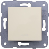 Karre Plus-Arkedia Beige (Quick Connection) Illuminated Switch