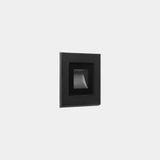 Recessed wall lighting IP65 Click LED 1.1W LED warm-white 2700K ON-OFF Black 31lm