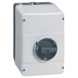 Enclosures for MPX³ 32H and 32MA - IP 65 - With black rotary handle