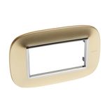 COVER PLATE 4M SATIN GOLD