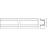 Medium Profiles for LED Strips -PM01/UW/21,5X12/10/2