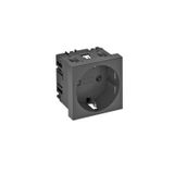 STD-D0 SWGR1 Socket 0°, single protective contact 250V, 10/16A