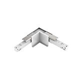 48V RECESSED TRACK L-CORNER HOR. WHITE