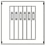 AG180 Cover, Field width: 3, Rows: 0, 750 mm x 750 mm x 26.5 mm, IP2XC