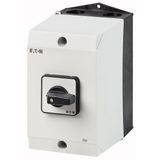 Reversing star-delta switches, T3, 32 A, surface mounting, 5 contact unit(s), Contacts: 10, 60 °, maintained, With 0 (Off) position, D-Y-0-Y-D, Design