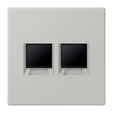 Centre plate for MJ f. 2 sockets LC32013 LC1969-2WE205