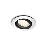 Milliskin Hue recessed R. aluminium 1x5W