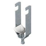 2056F 2 16 FT  Clamp clip, 2-fold, 12-16mm, Steel, St, hot-dip galvanized, DIN EN ISO 1461