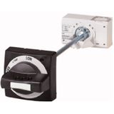 Main switch set with door interlock, black/grey, MC2