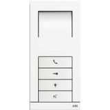 83210 AP-624-500-02 Audio handsfree indoor station, 4 buttons,White