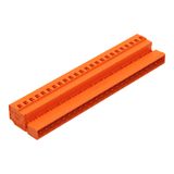 1-conductor male connector CAGE CLAMP® 2.5 mm² orange