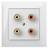 SENTIA DOUBLE SPEAKER SOCKET