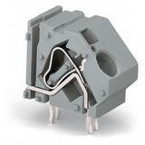 Stackable PCB terminal block 16 mm² Pin spacing 20 mm light gray