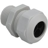 Cable gland Progress synthetic GFK Pg16 Multi sealing insert cable 2x Ø4.5-6.0mm