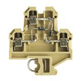 Component terminal block, Screw connection, 4 mm², 380 V, 10 A, 1 N 40