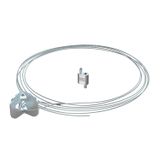 QWT UW 1 3M G Suspension wire with universal angle 1x3000mm