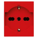 2P+E 16A P40 Universal outlet red