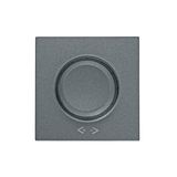 Dimmer cover, anthracite