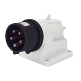 90° ANGLED SURFACE MOUNTING INLET - IP44 - 3P+N+E 16A 480-500V 50/60HZ - BLACK - 7H - SCREW WIRING