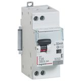 Phase + Neutral differential circuit breaker - AC type - 30mA - 20A - 2 modules