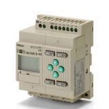 Programmable relay, 24 VDC supply, 6x 24 VDC inputs (2 of which can be 0-10 V analog inputs), 4x relay outputs 5 A, RTC, LCD display ZEN 3005B