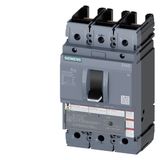 circuit breaker 3VA5 UL frame 250 breaking capacity class  C 100kA @ 480 V 3-pole, line protection TM230,  FTAM, In=70A overload protection Ir=70A ...