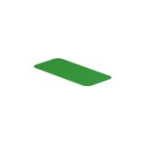 Device marking, halogen-free, Self-adhesive, 27 mm, Polyester, green