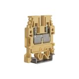 Screw terminal block 4mm2, 1-level, blue color, CBD series