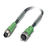 SAC-3P-M8MS/2,0-PUR/M12FS 4X2 - Sensor/actuator cable