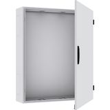 TG107S Wall-mounting cabinet, Field Width: 1, Number of Rows: 7, 1100 mm x 300 mm x 225 mm, Isolated, IP55