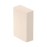 BRK ES70110 cws  SIGNA BASE end piece, 34x117x73, creamy white Polycarbonate/Acrylonitrile butadiene styrene