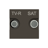 N2251.3 AN TV-R/SAT terminal outlet - 2M - Anthracite