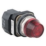 Allen-Bradley, 800T-PH26R, 30.5mm Type 4/13 Pilot Light, Xfmr, No Test Option, LED, Red, 240V AC 50/60 Hz