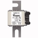 Fuse-link, high speed, 800 A, AC 690 V, DIN 1, 53 x 69 x 108 mm, aR, DIN, IEC, single indicator