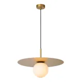 Lucide HAILEY - Hanging lamp - Ø 45 cm - 1xG9 - Matt Gold / Brass