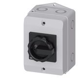 SENTRON, Switch disconnector 3LD, main switch, 3-pole, Iu: 25 A, Operating 3LD2164-0TB51-0US2