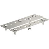 SSLB 200 A4  Connecting strip, wide with included screws, W200mm, Stainless steel, material 1.4571 A4, 1.4571 without surface. modifications, additionally treated