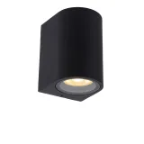 Lucide ZARO - Wall spotlight Outdoor - 1xGU10 - IP44 - Black