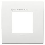 Classic plate 2M techno antibact. white